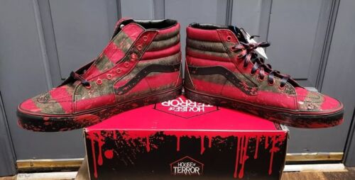 Vans Sk8-Hi x Nightmare On Elm Street Freddy Krueger House Of Terror MENS SZ 13