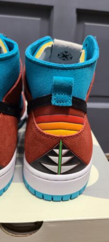 Nike SB Dunk High Decon QS x Di’orr Greenwood | Mens Sz 12 | Turquoise Blue