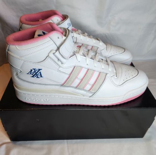 Adidas Forum 84 Mid ADV x Lil Dre Mens Size 12 Skate High White /Pink /Blue 🔥🔥