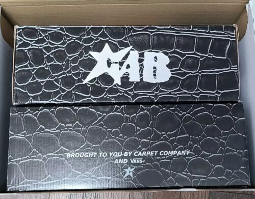 Vans x Carpet Company Skate Half Cab | Mens Sz 11 | Black Croc Embossed Leather