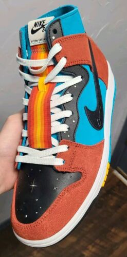 Nike SB Dunk High Decon QS x Di’orr Greenwood | Mens Sz 12 | Turquoise Blue