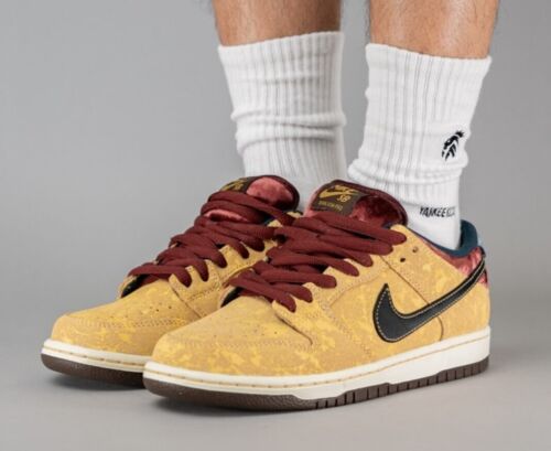 Nike SB Dunk Low City Of Cinema | Size 13 | Red Velvet Gold Wheat SHIPS TODAY!