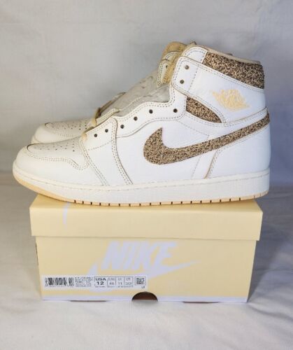 Nike Air Jordan 1 Retro High OG Craft MENS SZ 12 Vibrations Of Naija Sail Cream