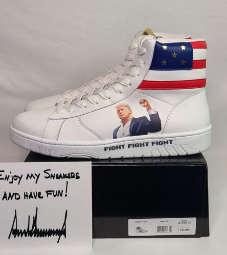 Donald Trump FIGHT FIGHT FIGHT High Top Sneakers | Size 13 | LIMITED To 5000 🔥