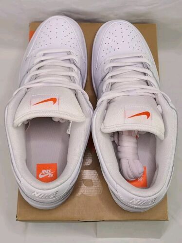 Nike SB Dunk Low Pro ISO Triple White | Mens Sz 12 | Orange Label NeW Skate Shoe