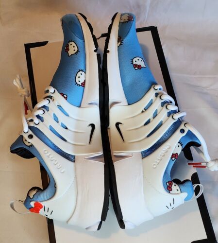 Nike X Sanrio Hello Kitty Air Presto QS Mens Size 12 University Blue Black White