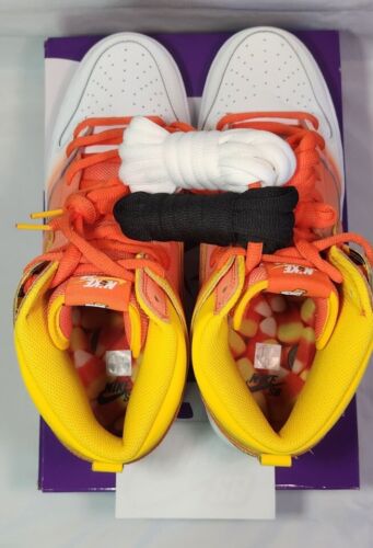 Nike SB Dunk High | Mens Size 12 | Sweet Tooth Candy Corn Halloween Theme Dunks