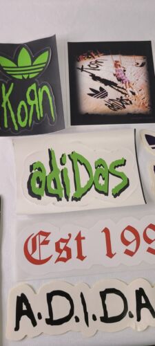 Korn x Adidas Sticker Pack From Every Collab - 12 Stickers - Super RARE! 🔥