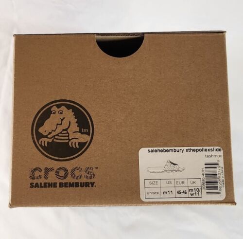 Crocs x Salehe Bembury Pollex Slide | Mens Size 11 | Ships FAST Blue Tashmoo NEW