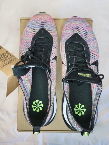 Nike Air Max FlyKnit Racer Multicolor Running Sneaker Mens Size 12 Retail $160