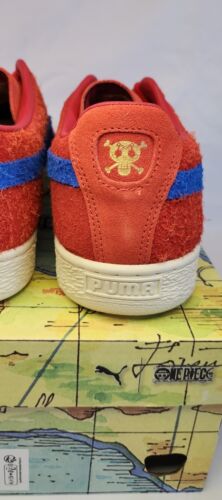 Puma x One Piece Suede 'BUGGY' | MENS SZ 12 | Ultra Red Anime Collab Ships FAST!