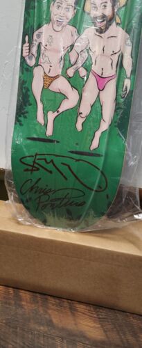 Steve-O & Chris Pontius Wildboyz Signed Deck AUTOGRAPHED! 8.25" MTV Skateboard🔥