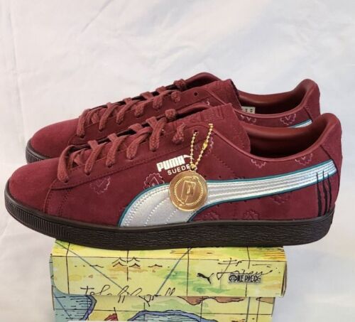 Puma x One Piece Suede 'SHANKS' | MENS SIZE 11.5 | Anime Manga Team Red NEW