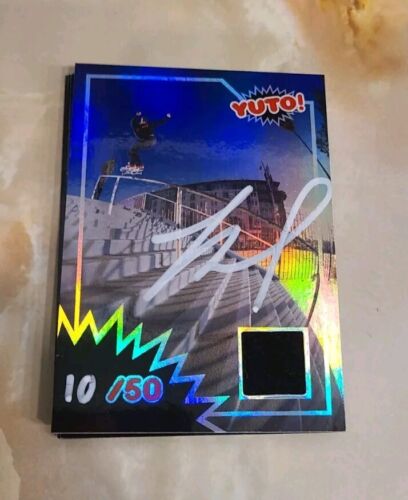 ABD Collectibles Yuto Horigome Quickstrike Auto #10/50 + RELIC Beanie + Signed🔥