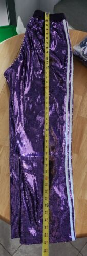 Adidas x KoRn Purple Sequin Track Pants | Size SMALL | NWT 30th Anniversary π₯