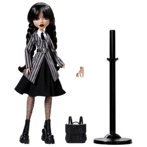 Monster High x Wednesday Addams Family Doll | Mattel Nevermore Uniform + THINGš„
