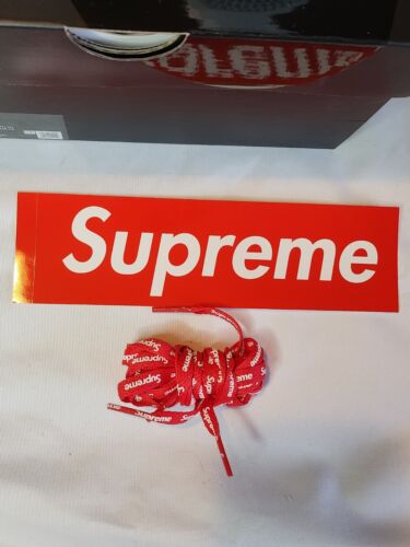 Mens Size 12 - Nike Air Force 1 Low x Supreme BoX LoGo WHITE 🔥 Brand New!!!