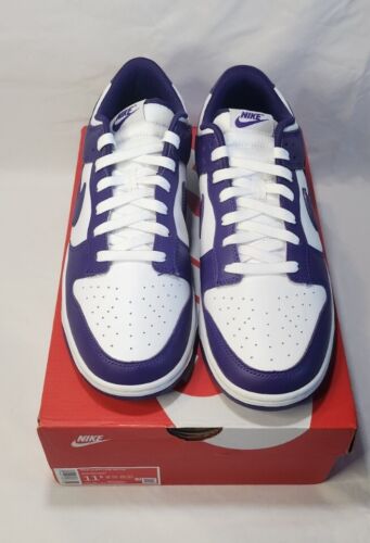 Nike Dunk Low Retro "Court Purple" | Mens Size 11.5 | White Purple Leather NEW