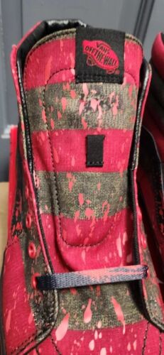 Vans Sk8-Hi x Nightmare On Elm Street Freddy Krueger House Of Terror MENS SZ 13