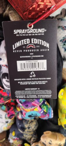 Sprayground Pack Of Real Plush Bears Runway Piece Backpack 40+ Bears SUPER RARE!