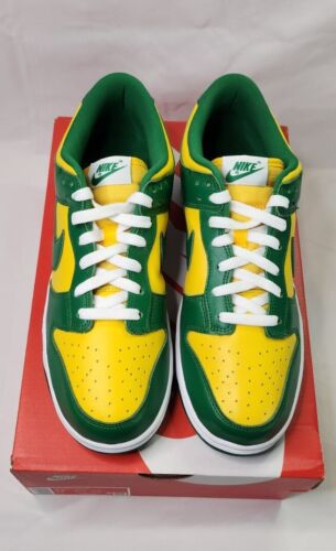 Nike Dunk Low SP Brazil 2020/2024 Green Yellow | Mens Size 9.5 | ✅️ Ships FAST
