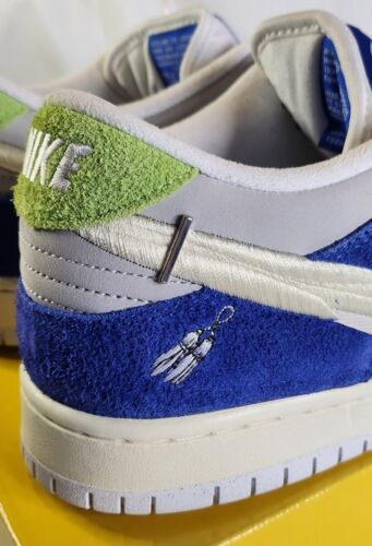 Nike SB Dunk Low Pro QS x Fly Streetwear Gardenia | Mens Sz 13 | Royal Sail Fog