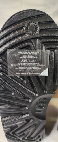 UGG Tasman Slipper | Mens 5 / Womens Size 6 | Black Soft Suede NEW In Box J5
