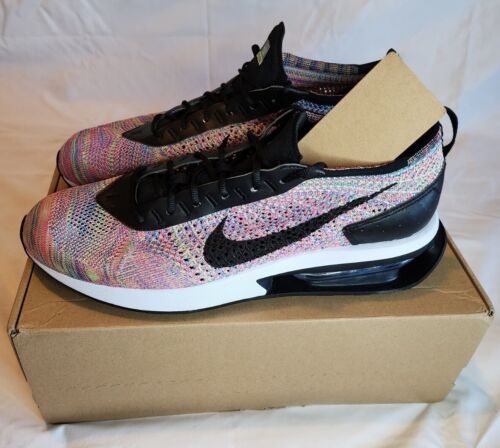 Nike Air Max FlyKnit Racer Multicolor Running Sneaker Mens Size 12 Retail $160