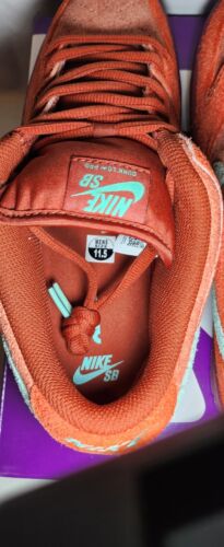 Nike SB Dunk Low Pro PRM Mens Size 11.5 Mystic Red Emerald Rise Strawberry Cough