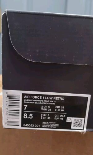 Nike Air Force 1 Low ‘Linen’ | Mens Size 7 / Womens Size 8.5 | 2016/2024 NEW!!!