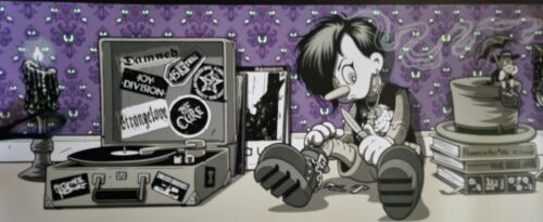 StrangeLove Skateboards Goth Puppet Print GLOW IN DARK Signed 40/100 Sean Cliver