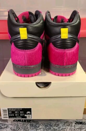 Nike SB Dunk High QS x RTJ | Mens Sz 12 | Run The Jewels Active Pink Blackš„