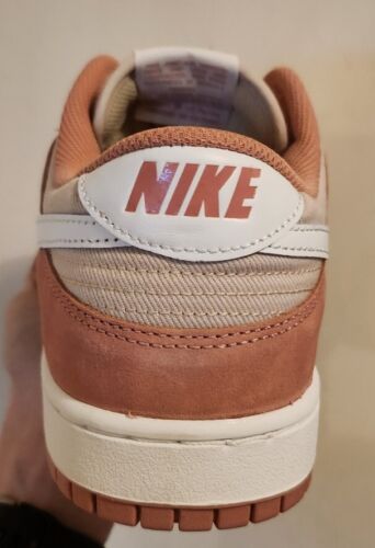 Nike Dunk Low Retro Premium | Mens Size 12.5 | Red Stardust Sanddrift Pink