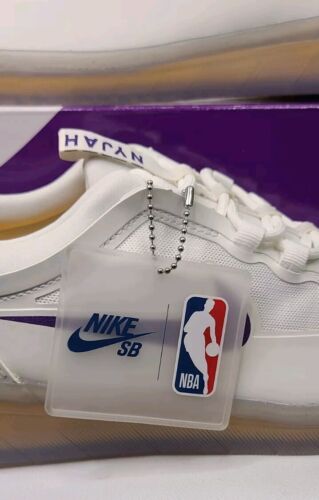 Nike SB Nyjah Free 2 NBA Lakers LeBron | Mens Sz 12 | + Yellow & Purple Laces!🔥