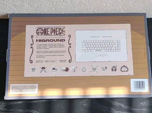 Higround x One Piece Luffy Gear 5 68-Key Keycap Set | SUPER RARE! | SHIPS FAST!