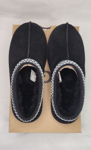 UGG Tasman Slipper | Mens 5 / Womens Size 6 | Black Soft Suede NEW In Box J5