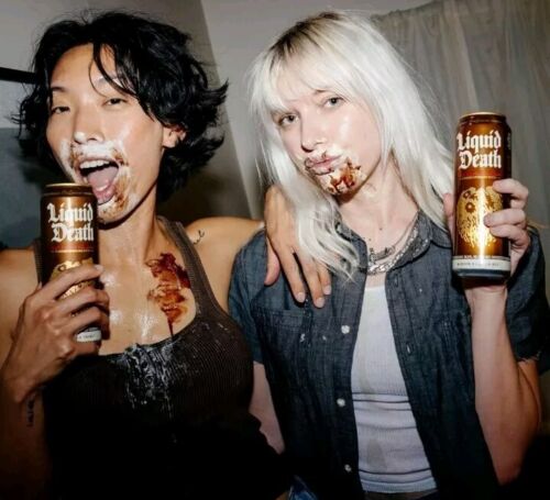 Liquid Death x Van Leeuwen Hot Fudge Sundae Flavored Sparkling Water 1x Can NEW!