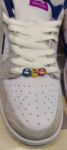 Nike SB Dunk Low PRM Rayssa Leal | Mens Sz 12 | Purple & Blue Swoosh Extra Laces