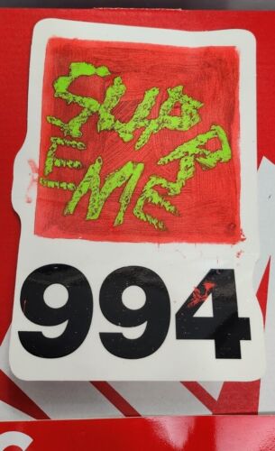 Supreme New York 994 Sticker + Supreme Red Box Logo Sticker NEW 2024 Set