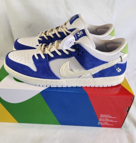 Nike SB Dunk Low Pro QS x Fly Streetwear Gardenia | Mens Sz 13 | Royal Sail Fog