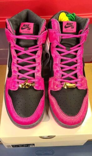 Nike SB Dunk High QS x RTJ | Mens Sz 12 | Run The Jewels Active Pink Blackš„