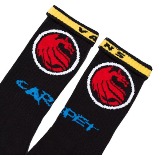 Vans x Carpet Company HALF CAB DRAGON SOCKS | Black W/Red NWT Steve Caballeroš„