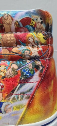Vans x One Piece Sk8-Hi 'Punk Hazard' 360° Graphic | Size 11.5 | Monkey D. Luffy Zoro Usopp Franky Nami Sanji Robin