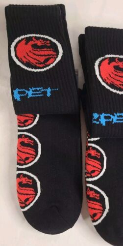 Vans x Carpet Company HALF CAB DRAGON SOCKS | Black W/Red NWT Steve Caballeroš„