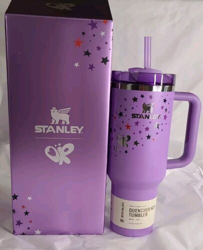 Stanley X Olivia Rodrigo Tumbler NEW!!! Purple 40 Oz Cup With Handle Hot Or Cold