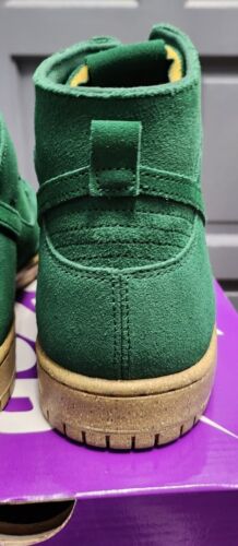 Nike SB Dunk High Pro Decon MENS SIZE 12 Gorge Green Deconstructed Craft Gum