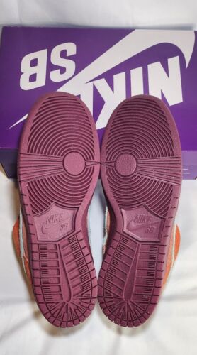 Nike SB Dunk Low Pro PRM Mens Size 11.5 Mystic Red Emerald Rise Strawberry Cough