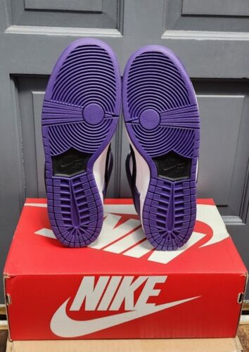 Nike SB Dunk Low Pro Court Purple | Mens 11.5 | Black White Purple Panda