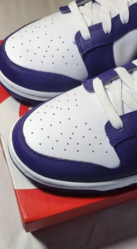 Nike Dunk Low Retro "Court Purple" | Mens Size 11.5 | White Purple Leather NEW