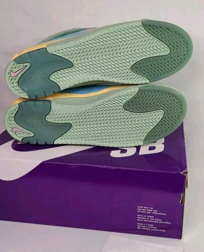 Nike SB Air Max Ishod Wair QS x Verdy Visty | Mens Sz 12 | Blue Gaze Pink Green